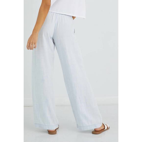 COPY - NEW BELLA DAHL smocked waist wide leg pant in desert sky - Picture 2 of 2